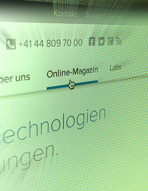 der Corporate Blog im Zentrum